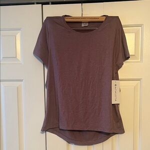 Athleta Purple Top with back cut out detail